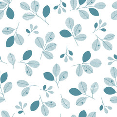 シンプルなリーフ柄