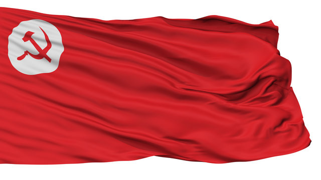 Rsp India Flag, Isolated On White Background, 3D Rendering