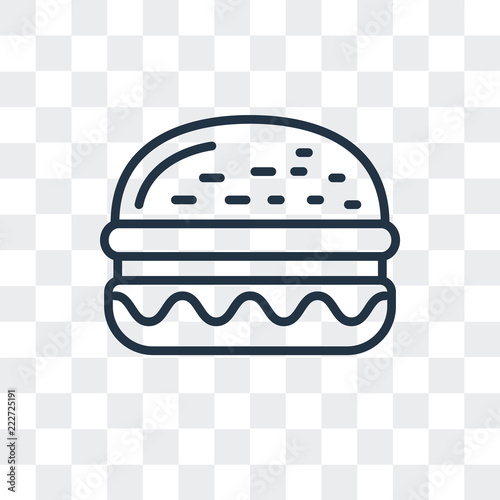Burger icon free vector
