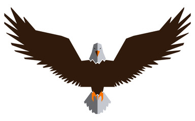 flying eagle icon | vector art