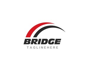 Bridge ilustration logo vector
