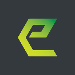 Letter E logo