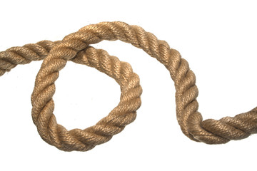 rope isolated on white background