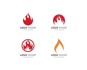 Fire flame Logo Template