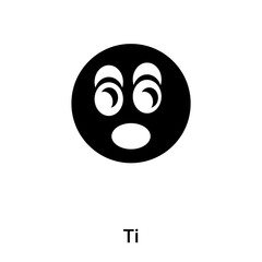 Tired icon vector isolated on white background, logo concept of Tired sign on transparent background, black filled symbol