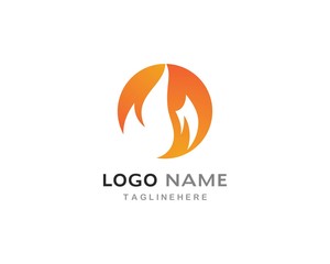 Fire flame Logo Template