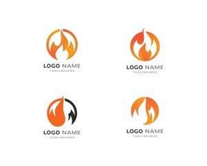 Fire flame Logo Template