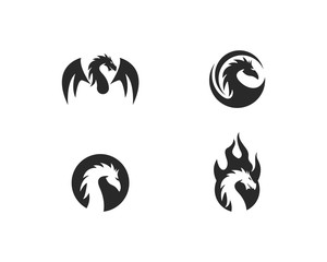Dragon logo template