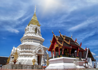 Obraz premium Wat Arun Tham Phra That Chai ya phum, Chai-ya-phum Province at Thailand.