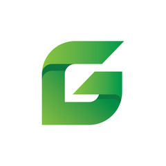 Letter G green Logo