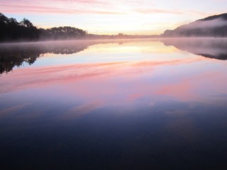 The sunrise over the lake...Wolflake...Os Norway