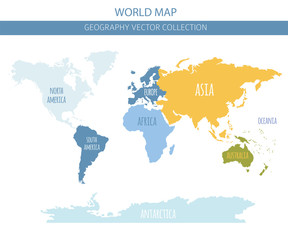 World map elements. Build your own geography info graphic collection