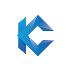 Letter KC logo