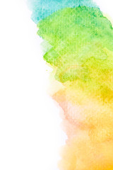 Abstract watercolor background illustration free hand drawing