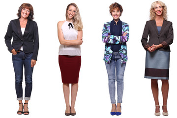 Fototapeta premium Beautiful group of women