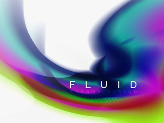 Background abstract - liquid colors wave flow