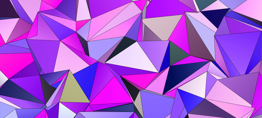 Obraz premium Triangular 3d, modern background