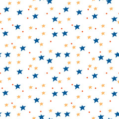 Star seamless pattern.Design template for wallpaper,fabric,wrapping,textile