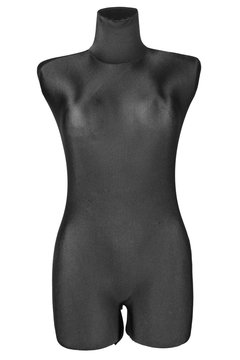 black mannequin female figure