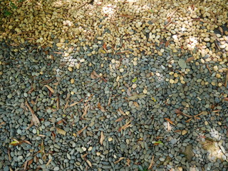 outdoor garden texture of stones,background of smooth stones