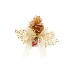 Christmas tree decoration on white background