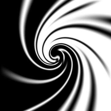 Black and white swirl background. Abstract vector illustration © Mr.Vander