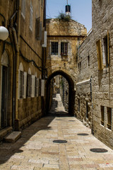 a street in one of the quarters of Jerusalem