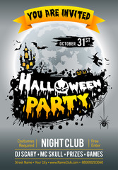 Happy Halloween Party Poster