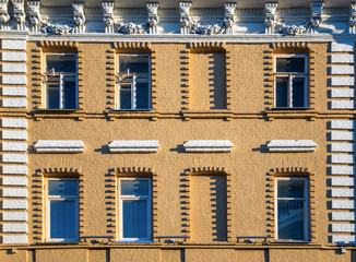 Vintage building facade