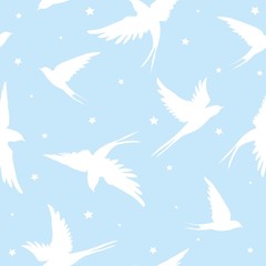 swallow pattern - vector illustration