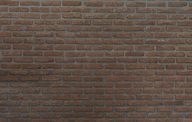 The background image of the clay brick wall showing the interior design.