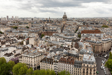 Obraz premium Elevated view over Paris