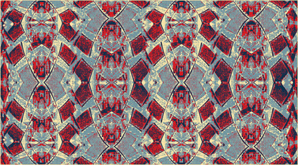 Fototapeta premium Symmetrical geometrical ornament.