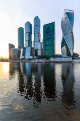 Obraz premium View of Moscow City