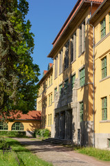 Fototapeta na wymiar Staatliches Gymnasium in Arnstadt, Thüringen