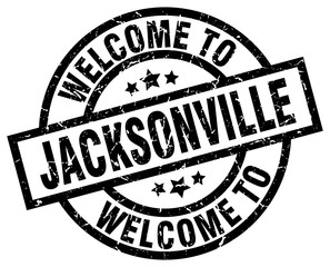 welcome to Jacksonville black stamp