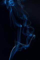 Movement of white smoke