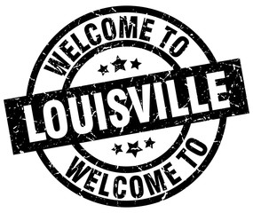welcome to Louisville black stamp
