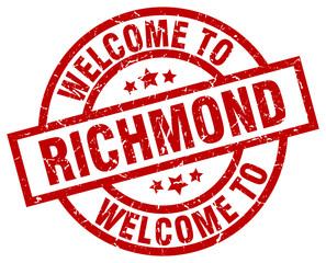 welcome to Richmond red stamp