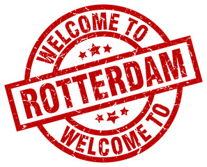 welcome to Rotterdam red stamp