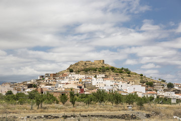 Fototapeta na wymiar a view of Dolar town, province of Granada, Andalusia, Spain