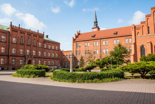 Medieval Gothic Cathedral in Pelplin, Poland