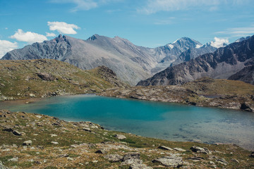Naklejka na ściany i meble mountain lakes of Altai