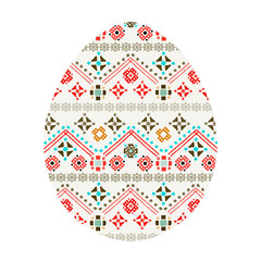 Easter egg, ethnic pattern