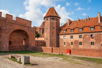 Malbork medieval teutonic castle in Poland