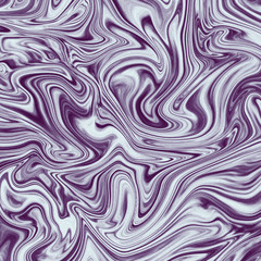 Liquid Colors Cover - White and Purple Marble Style Background Illustration