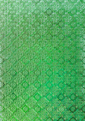 Green stained glass antique texture background