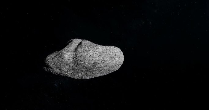 Prometheus moon, inner satellite of Saturn. Loop