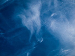 Idyllic sky with whie cloud,Cloudscape concept