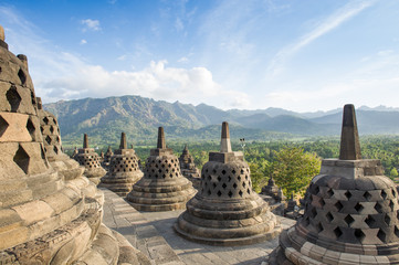 Stupa at Borobudur Temple, Yogyakarta, Indonesia 18